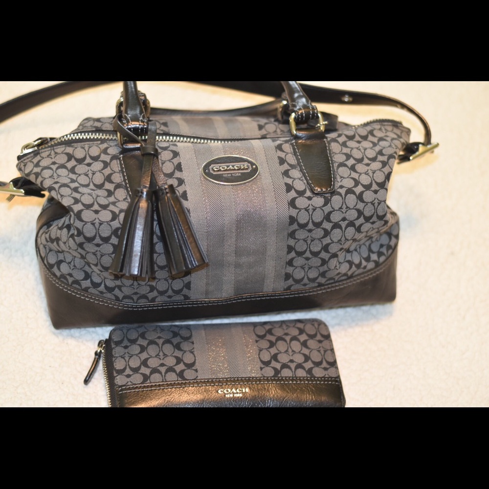 Coach Purse with matching Wallet
